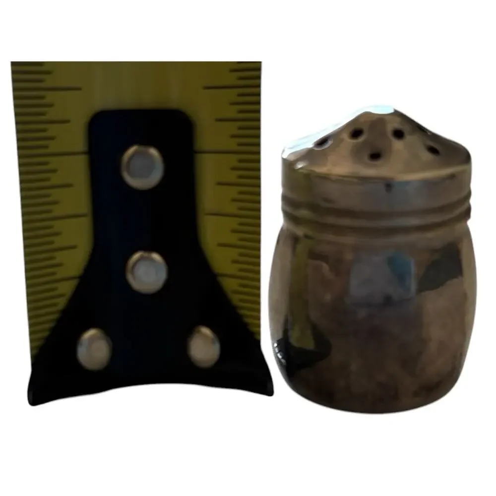Sterling Silver Mini Salt/Pepper Shaker Vintage
